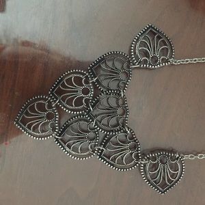 Leaf Bib Necklace